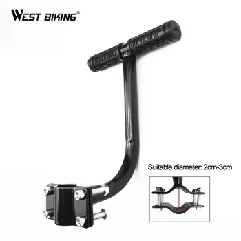 

WEST BIKING Bike Cycling Kids's Safety Back Seat Hand Grip Handrail Armrest Bicycle Rear Saddle Handlebar Children Bicycle Seat