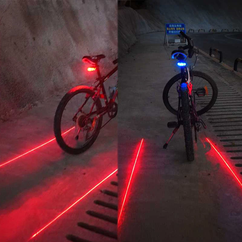 bisiklet bisiklet isiklari su gecirmez 5 led 2 lazerler 3 modu bisiklet arka lambasi emniyet uyari isik bisiklet arka bisiklet isik kuyruk lambasi aliexpress