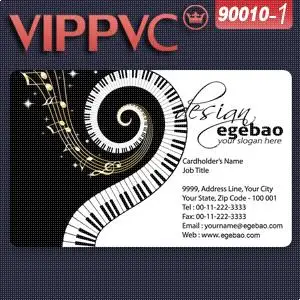

Business name card a9010 Card Template for Design of white plastic PVC Card