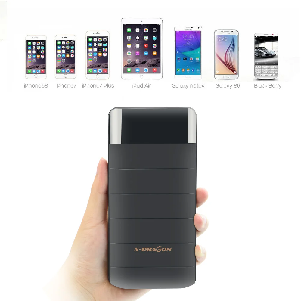 Classic Black 20100mAh Power Bank Phone External Battery font b Powerbank b font for iPhone 4s