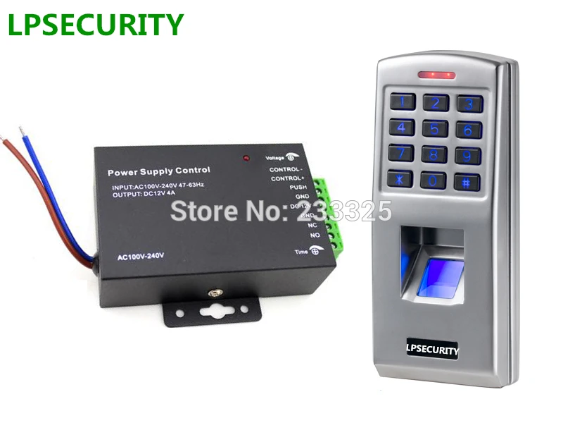 LPSECURITY fingerprint access control keypad password code reader door