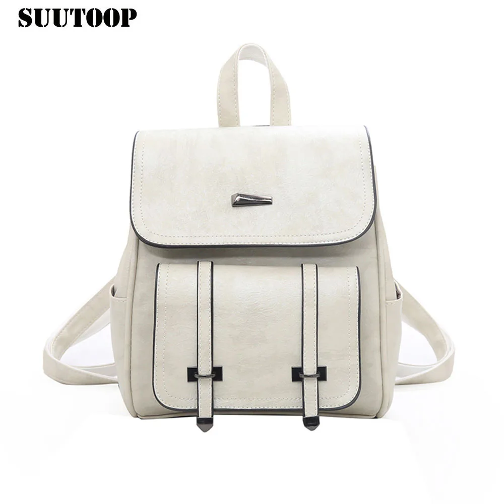 

Fashion Women's Bag 2019 Leather Backpacks for Female Sac a Dos Mochila Mujer Feminina Plecak Holiday Travel BagPack New bags