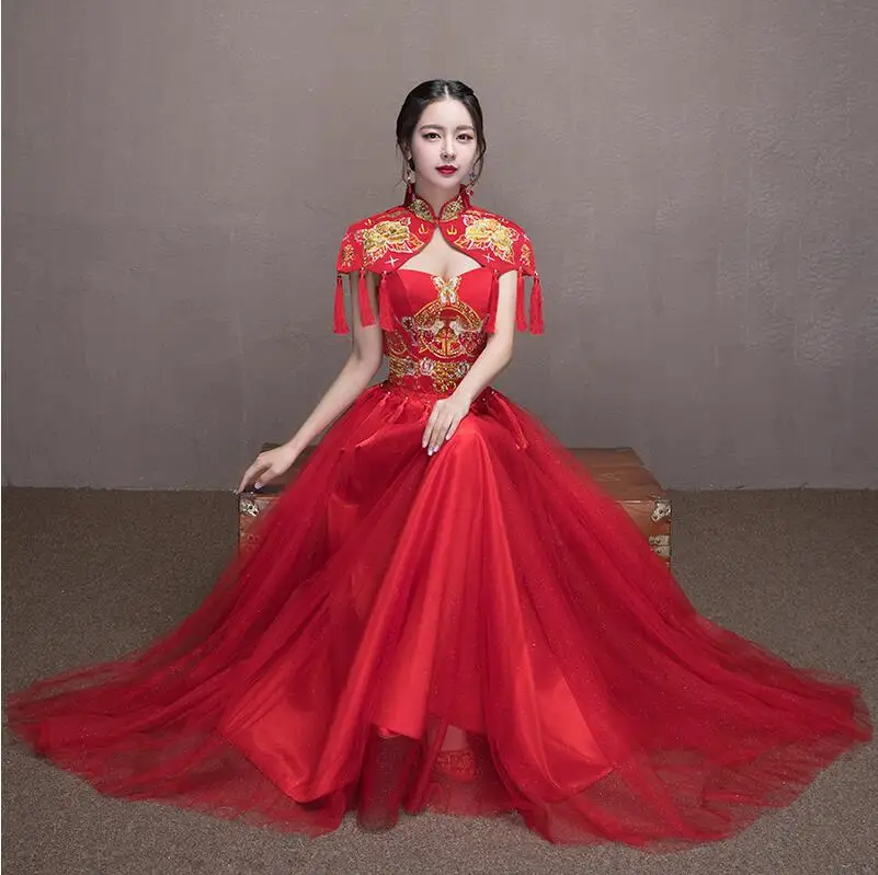 Vestido De Boda China Tradicional Shanghai Story Qipao Traje Nacional De Mujer Vestido De Novia Estilo Chino En El Extranjero Cheongsam Dress Cheongsam Cheongsam Styletraditional Chinese Wedding Dress Aliexpress