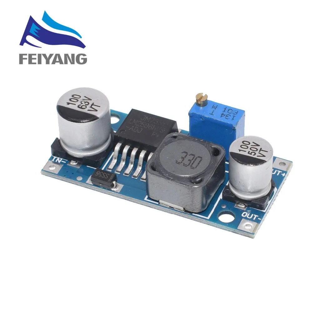 

LM2596HVS LM2596 HV LM2596HV DC-DC Adjustable Step Down Buck Converter Power Module 4.5-50V To 3-35V Urrent limiting