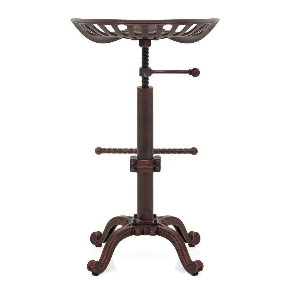 Industrial Bar Stools Swivel Tractor Metal Saddle Chair Height Adjustable 19-25\ Industrial Bar Stools Swivel Tractor Metal Saddle Chair Height Adjustable 19-25\