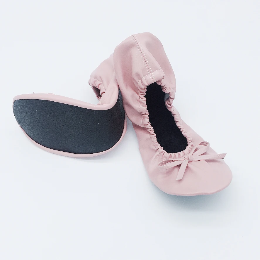 scholl foldable ballet flats