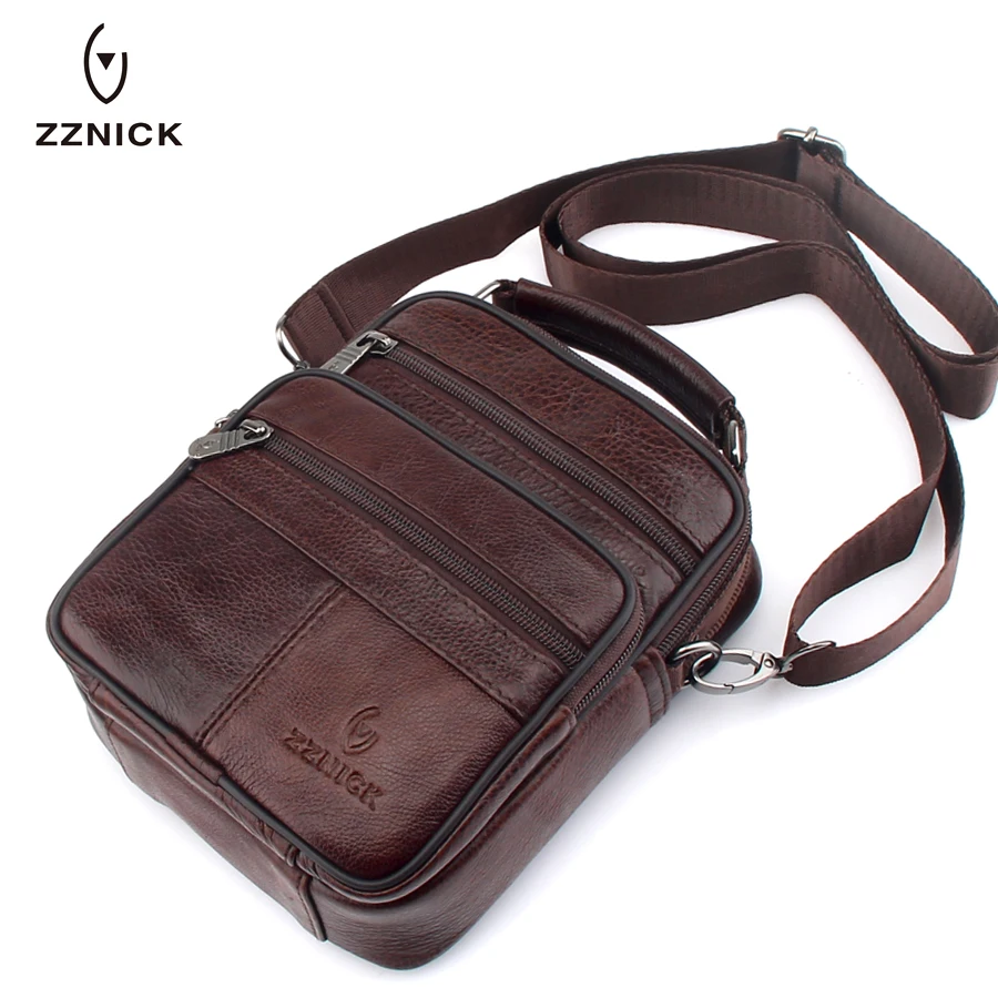 ZZNICK 2019 جلود الأبقار الأصلية حقيبة كتف صغيرة حقيبة ساع الرجال السفر Crossbody حقيبة حقائب جديد أزياء الرجال حقيبة رفرف ZZNICK 2019 جلود الأبقار الأصلية حقيبة كتف صغيرة حقيبة ساع الرجال السفر Crossbody حقيبة حقائب جديد أزياء الرجال حقيبة رفرف