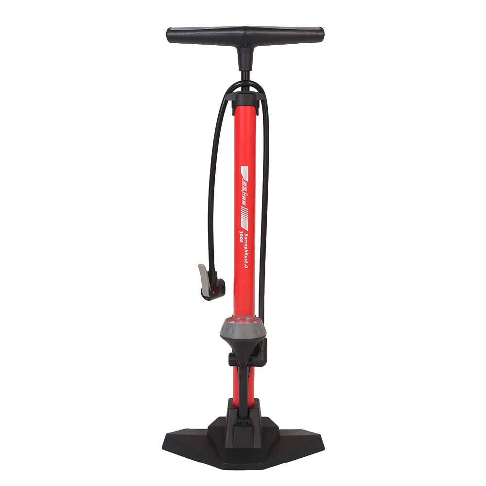 SAHOO Bicycle Floor Air Pump with 170PSI Gauge High Pressure Bike Tire