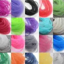 4 мм 50 ярдов не-Met Трубчатые кринолин Cyberlox стрейч-трубки для аксессуаров для волос