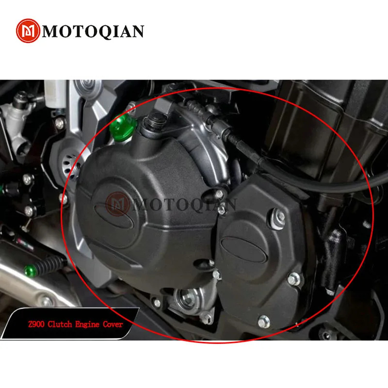 

Engine Stator Cover Engine Guard Protection Side Shield Protector For KAWASAKI Z900 Z 900 2017 2018 Motorcycle Nylon Accessories