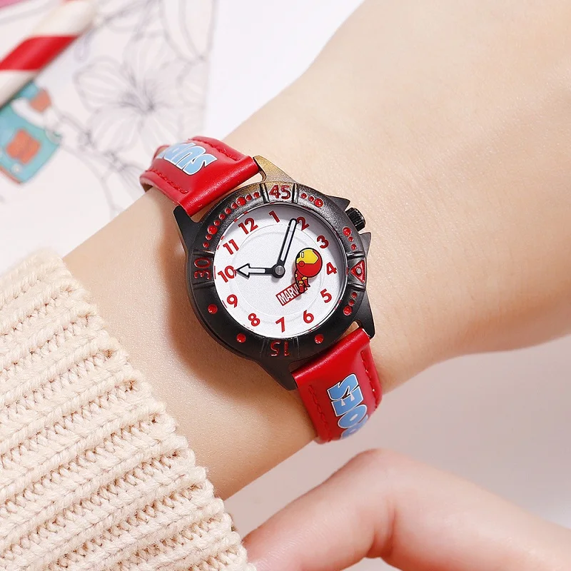 Дисней кварцевые наручные часы Марвел Мститель Америка Captian детские часы девочка мальчик студентов подарок часы Reloj