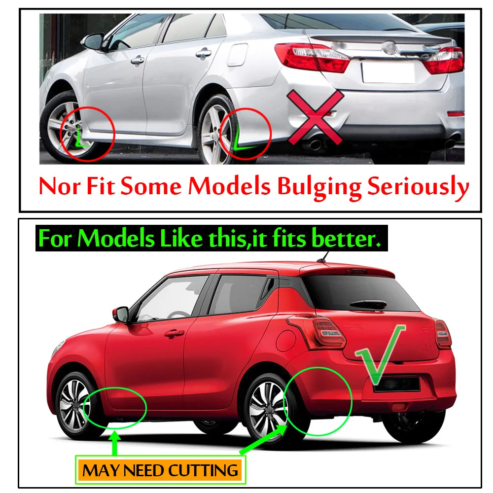 Pair Moulded Universal Fit Mud Flap Mudflaps Front or Rear to suit SUZUKI Models Pair Moulded Universal Fit Mud Flap Mudflaps Front or Rear to suit SUZUKI Models