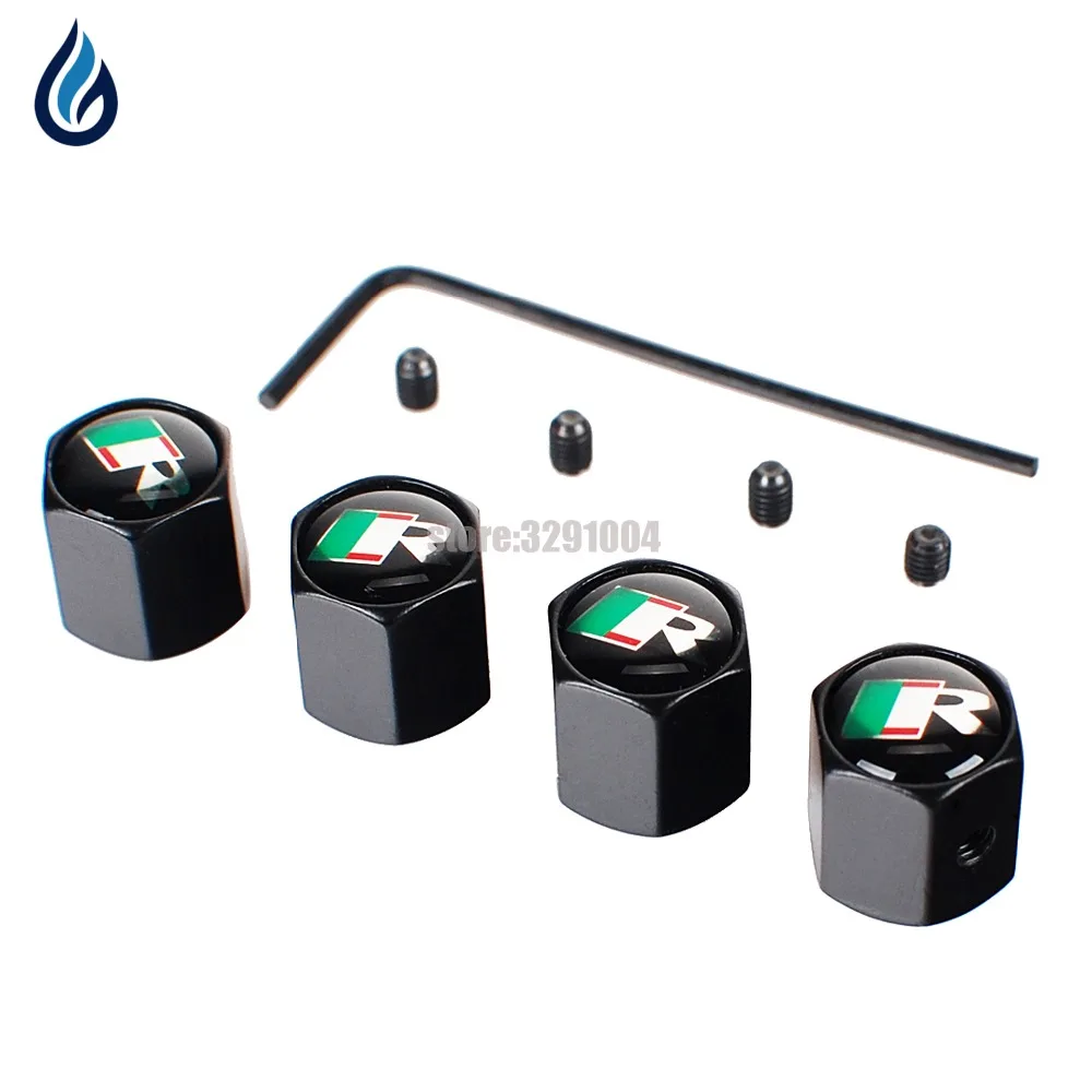 

For Jaguar R Logo F-Type XF XJ X-Type XE F-Pace XEL XFL XK S-TYPE Car Accessories Wheel Tire Valve Stems Caps AntiTheft Cover