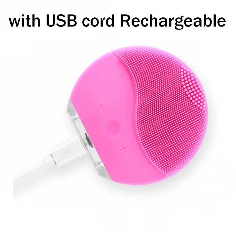 Deworkfly USB щетка для очищения лица скрубберы водонепроницаемый электрический
