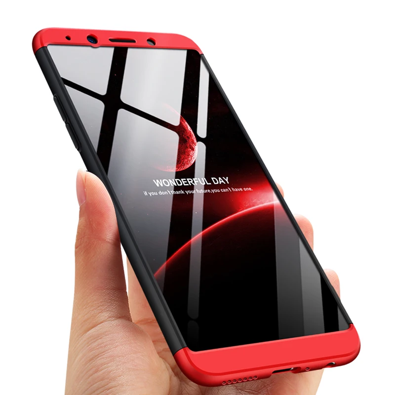 

AXBETY For OPPO f7 Youth / Realme 1Case Fashion 360 Full Body Cover For OPPO F7 Youth Case Hard Hybrid Plastic Protection Cover