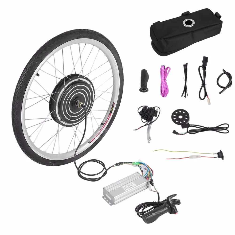 Высокое качество 500 Вт 36 В электрические велосипеды E-велосипед 26 дюймов передние колеса Conversion Kit мощный Велоспорт безщеточный заменить