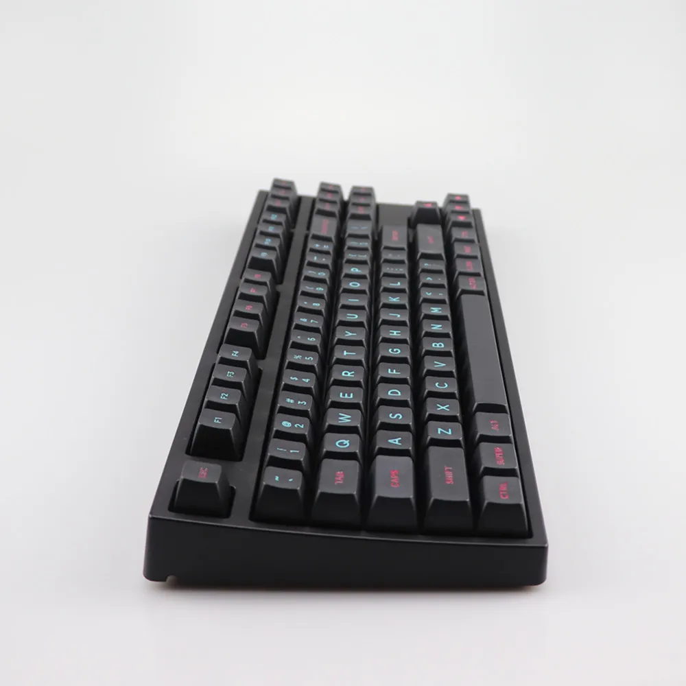 Крутой джаз, Майями, выгравированные красящие шрифты SA PBT keycap для Cherry mx mechanical keyboard iso keycaps