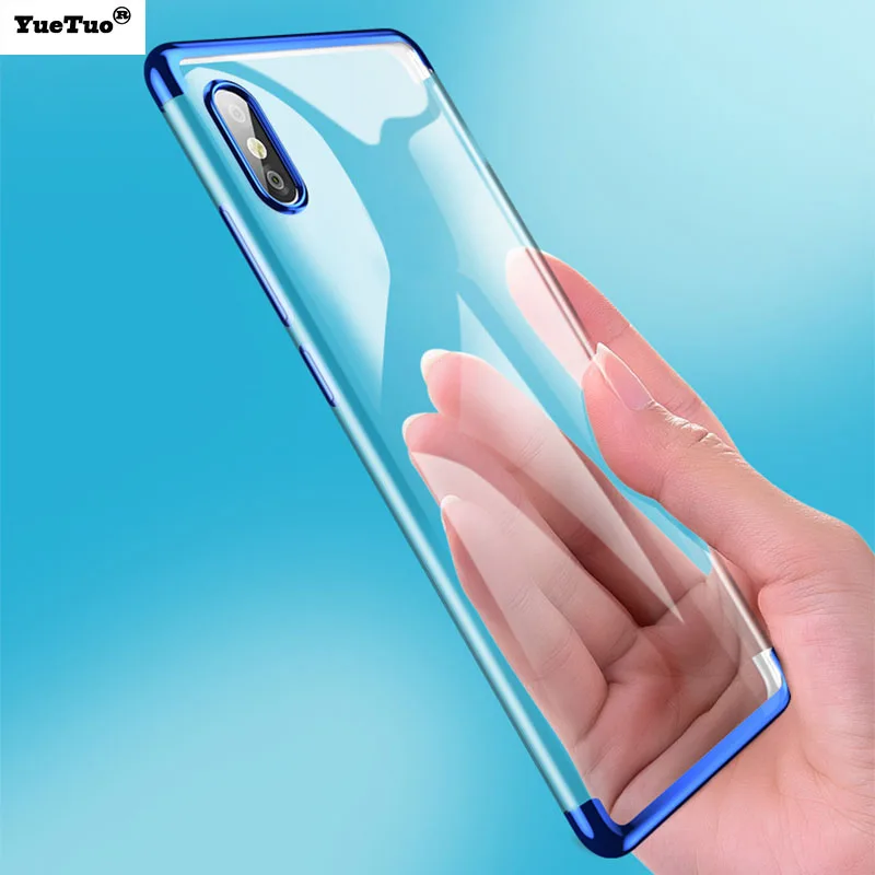 YueTuo case for iphone 6 plus 6s 6plus 7 7plus 8 8lus X XS MAX XR ultra thin silicone silicon soft back phone cover Accessories |