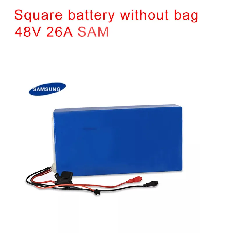 48 В 20ah квадратная батарея,, литиевая батарея для велосипеда, 36 в 48 вольт, аккумуляторы для горного велосипеда - Цвет: 48V26A SAM battery
