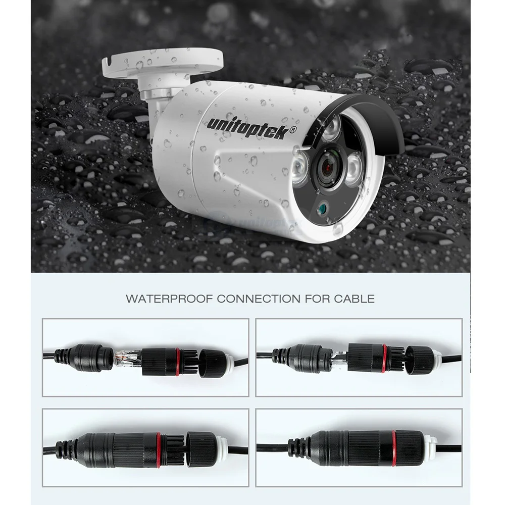 4CH 1080P CCTV NVR система 48V POE 4MP цифровой вход 4 шт 2MP Водонепроницаемая пулевая ip камера