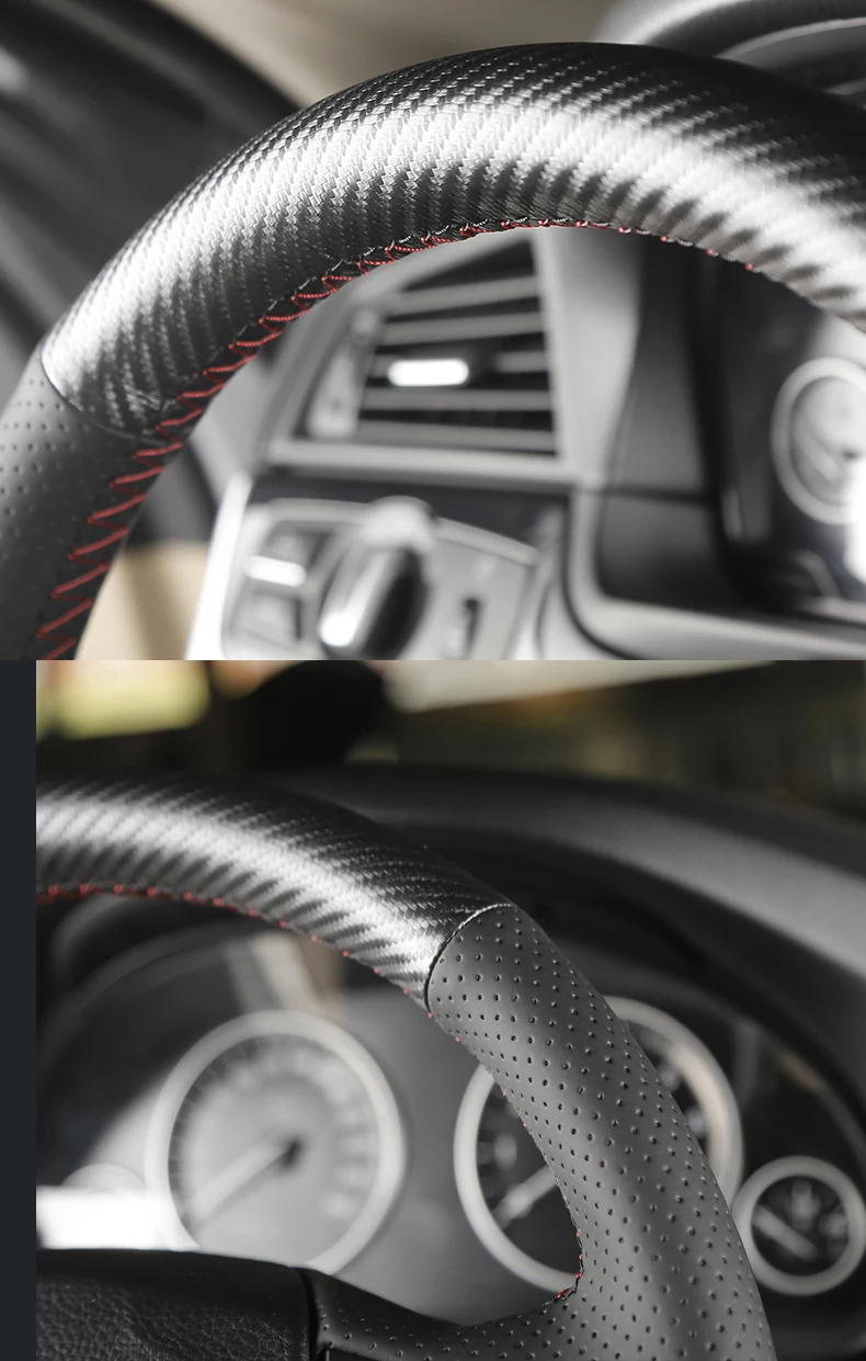BANNIS PU углеродное волокно кожаный чехол на руль для Infiniti FX FX35 FX37 FX50 Nissan Juke Maxima 2009- Sentra