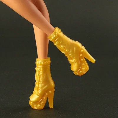 Г., новые оригинальные высококачественные туфли на высоком каблуке модная обувь с украшением в виде кристаллов для куклы Барби, доступны 15 стилей - Цвет: B05