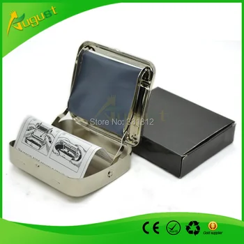 

All In One Automatic Cigarette Roller & Storage Box (Silver) #80