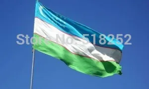 

Uzbekistan Flag 150x90cm custom flag banner at all size national flags, free shipping