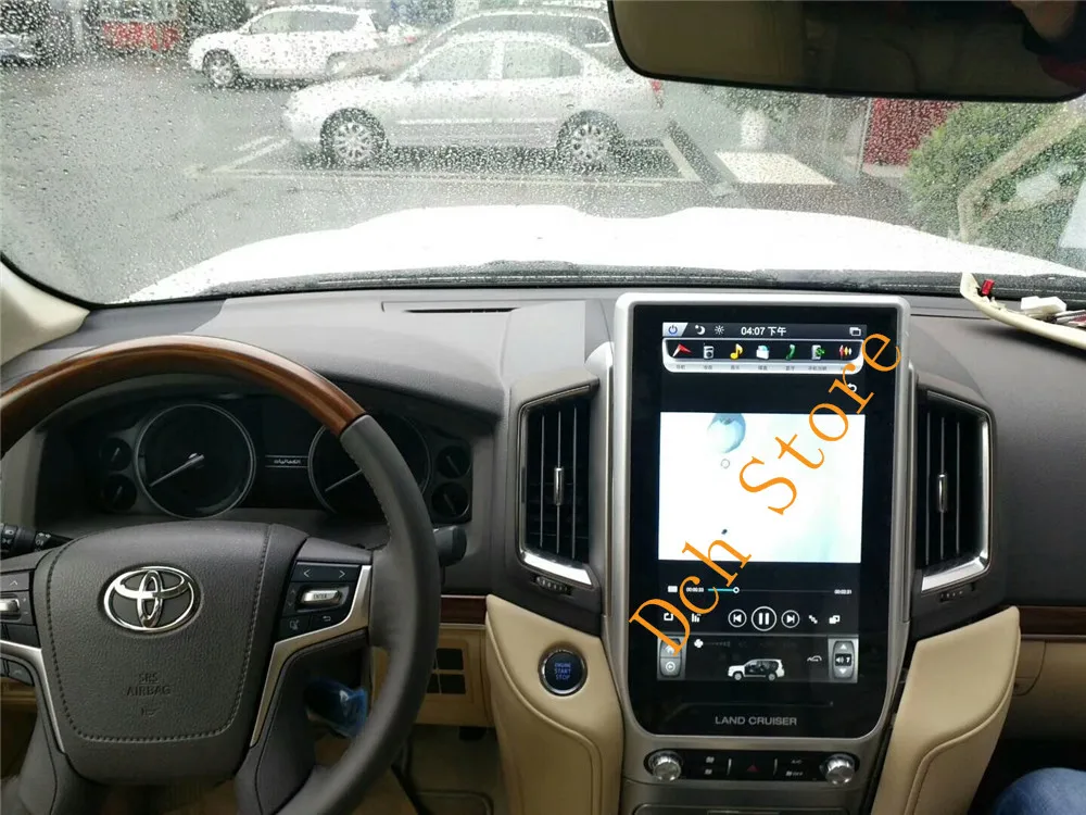 Автомобильный DVD плеер с dvd плеером 14 ''вертикальный Тесла стиль Android 7 1 для Toyota
