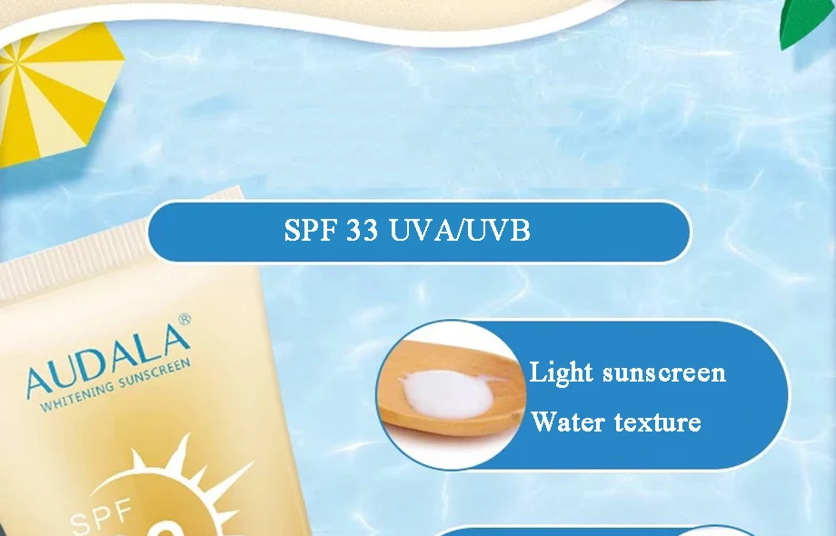 AUDALA крем для лица солнцезащитный SPF30+ изоляция УФ солнцезащитный крем для тела солнцезащитный крем водостойкий Солнцезащитная косметика