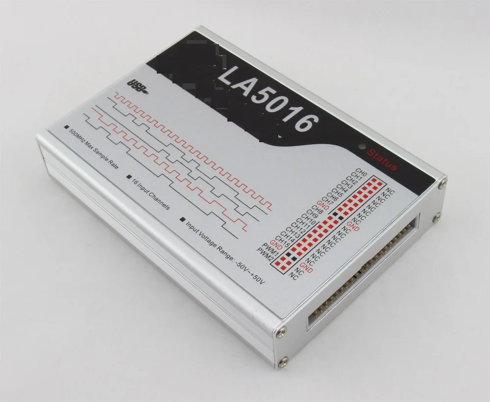 

LA5016 USB logic analyzer 16 channel full channel 500M sampling rate analyzer