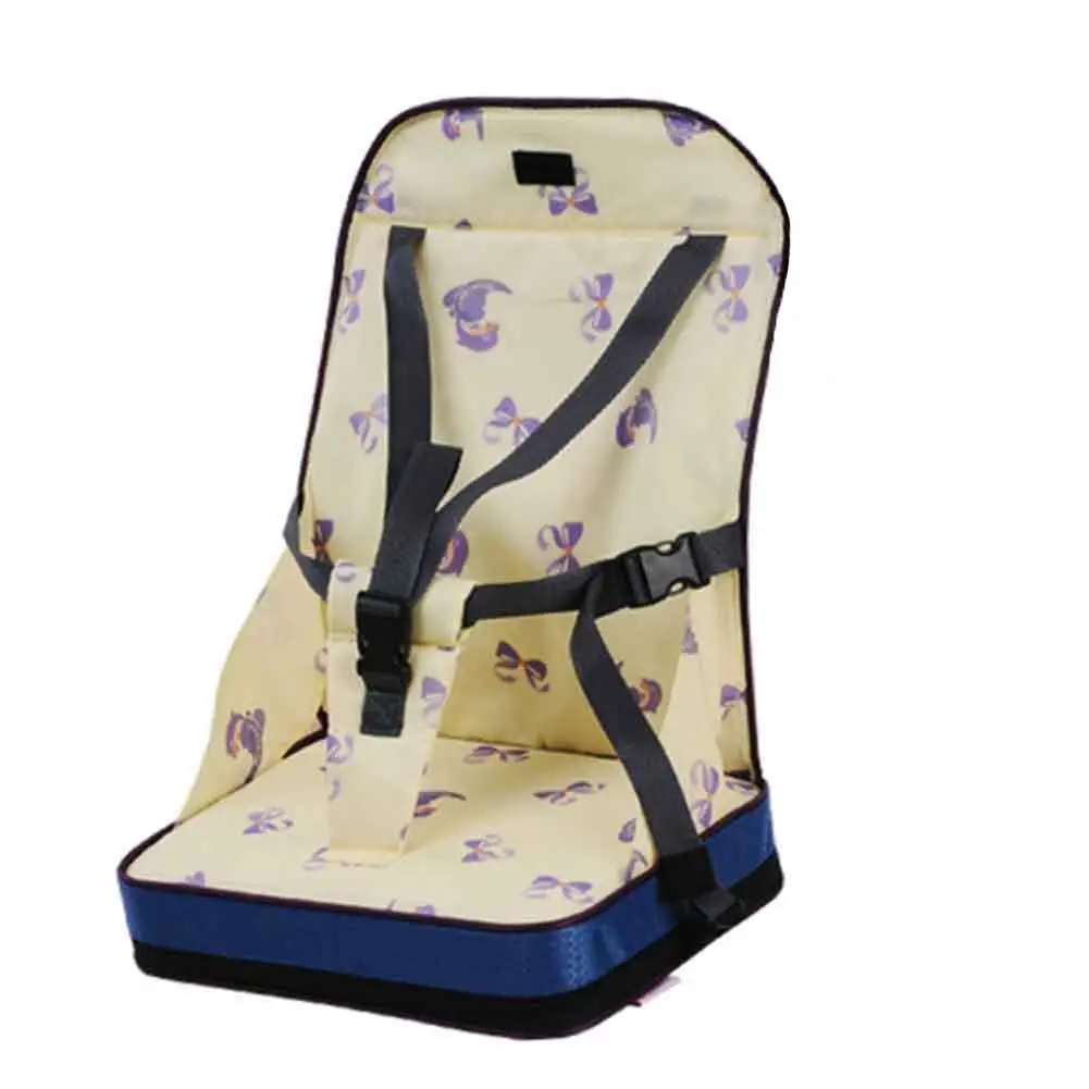 Детское кресло для столовой, сумка, детское портативное сиденье, Оксфорд, водонепроницаемая ткань, для младенцев, для путешествий, складной ремень безопасности, для кормления, стульчик для кормления - Цвет: Yellow