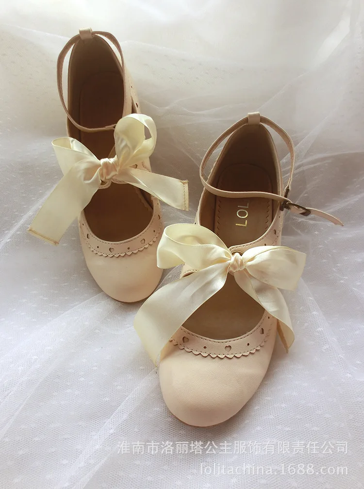 Японские милые туфли с ремешками, туфли в стиле «Лолита» кружевные балетки женская обувь на толстом каблуке Женская обувь принцессы обувь Kawaii; готическая обувь для костюмированной вечеринки в стиле Лолиты лоли cos