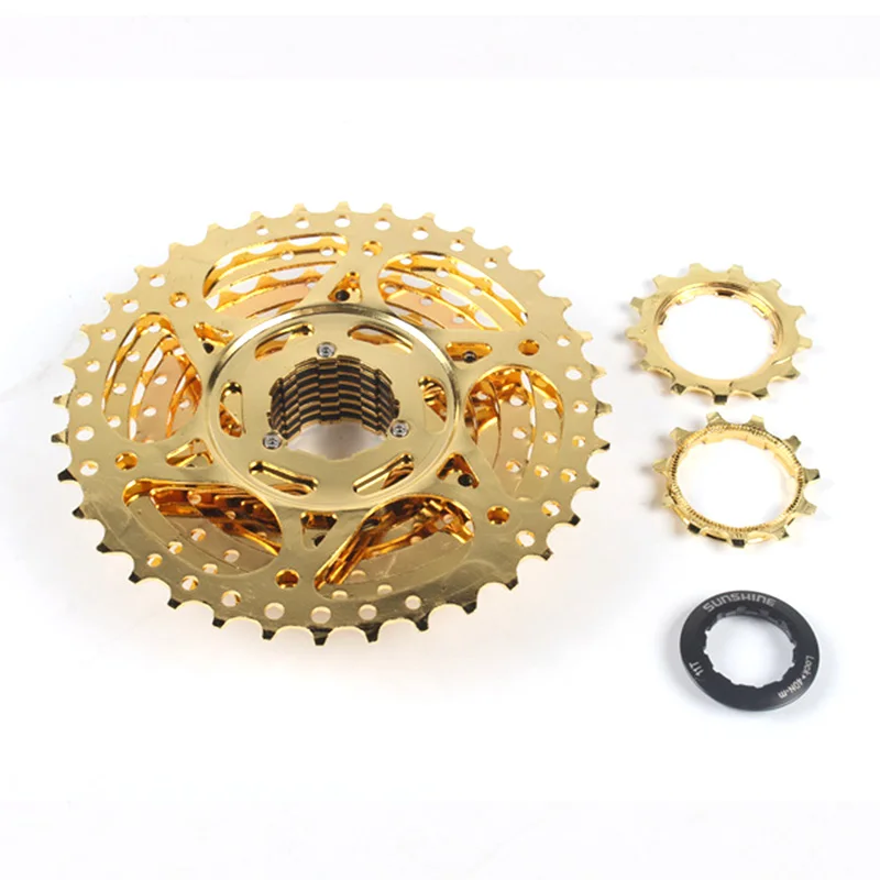 

MTB Mountain Bike Bicycle 10S Cassette Freewheel 10 Speeds Flywheel 11-36T Teeth Crankset Bicycle Parts 392g