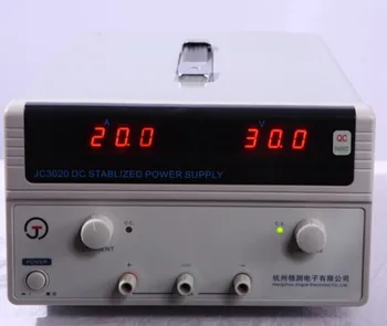 

(measured) DC regulated power supply JC3020A (0-30V/20A)
