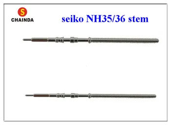 

Free Shipping 2 PCS Watch Winding Stem Replacement Wristwatch Parts for NH35 NH36 Movement