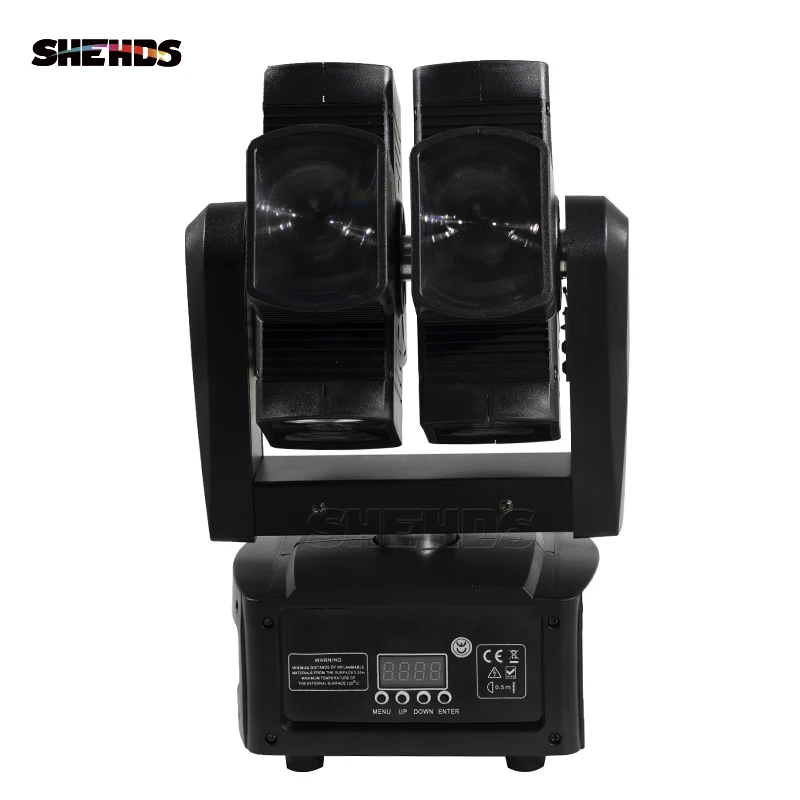 

Hot Wheel 8pcsx10W RGBW 4in1 Dual Axis Double Wheel Moving Head Light Perfect For Clubs Bar Professional Stage & DJ