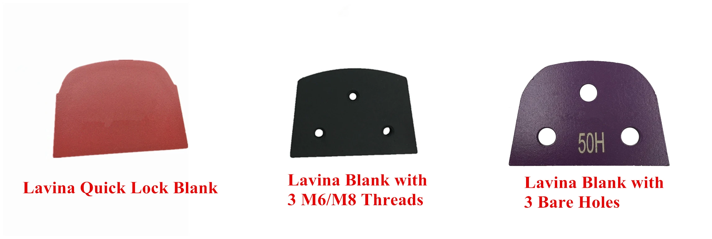 KT51 Металл Бонд алмазный шлифовальный блок Lavina шлифовальные площадки с тремя круглыми сегментами для мозаичный бетон для пола 12 шт