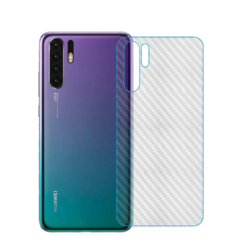 

Protective Clear 3D Carbon Fiber Soft Screen Protector Sticker Huawei P30 P30 Pro P30 Lite Pro Back Film Not Tempered Glass