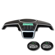 A550PUE USB Conferência chamada PSTN Telefone de Conferência Com Expansível 2 Pequenos Microfones estúdio
