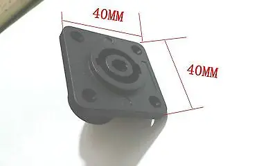 

40pcs Speakon 4 Pin Female Jack Panel Mount Compatible Audio Cable adapter