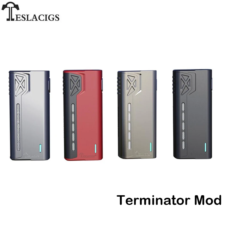 

Original Teslacigs Terminator Box Mod Vape 90W Tesla Terminator Mod Support Terminator tank Electronic Cigarette Mod Vaporizer