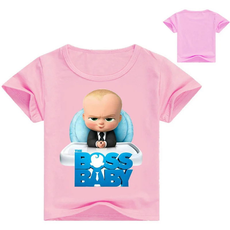 

The Boss Baby Cartoon Boys Shorts T Shirt New Summer Children Kids Tops Tees T-Shirts Baby Boy's Clothing Cotton Clothes rt565