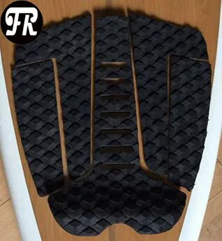 

Black color surfing deck pad raised with 3M adhesive glue 5parts