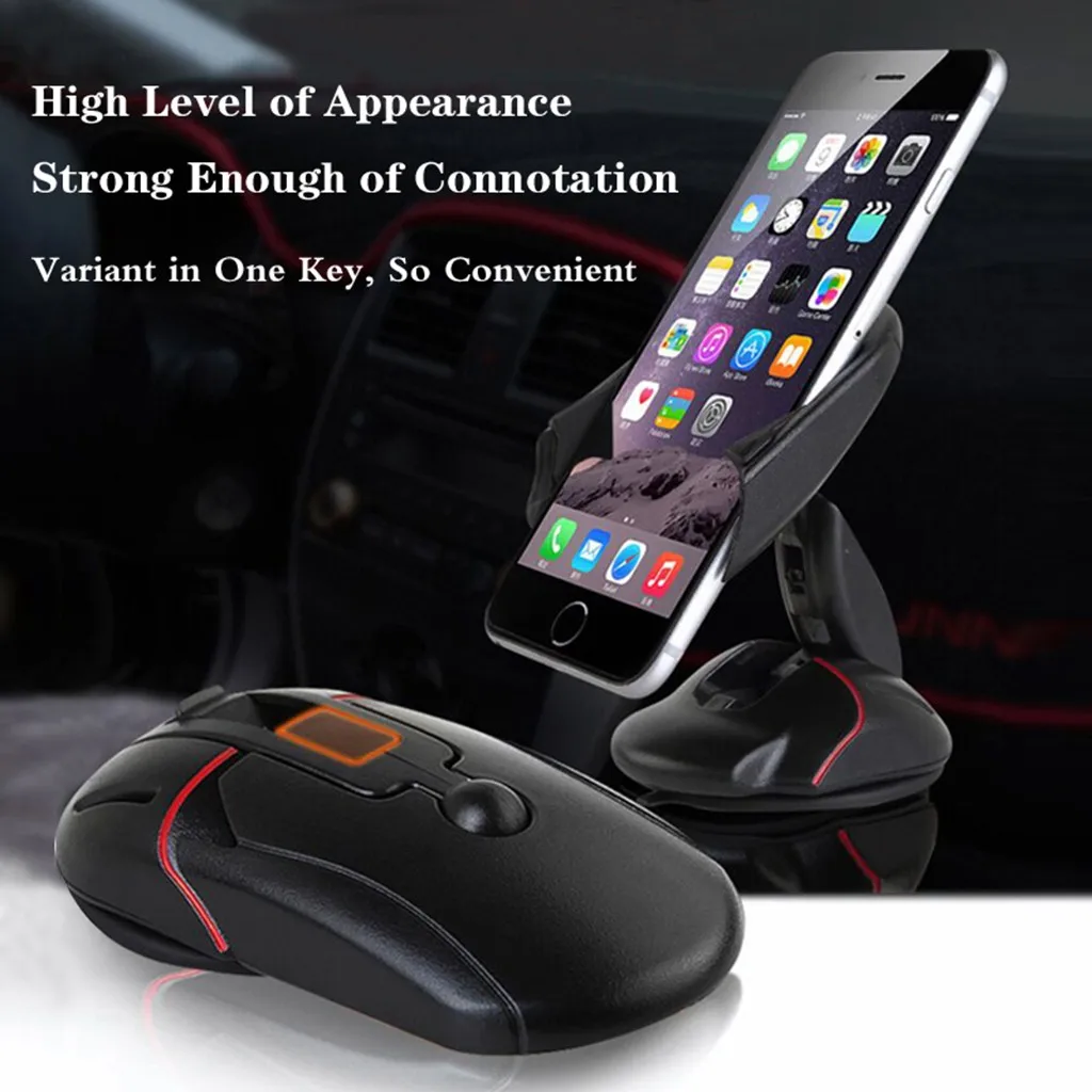 

Universal ABS 65X115X30mm Car Vent Mobile Phone Holder Adjustable Outlet Bracket 360 RotateAdjus Auto Interior Accessories New