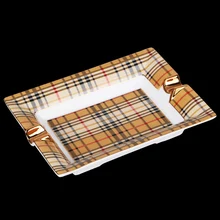

Ceramic ashtray office porcelain decoration ashtray fashion home living room ashtray gift box packaging 21