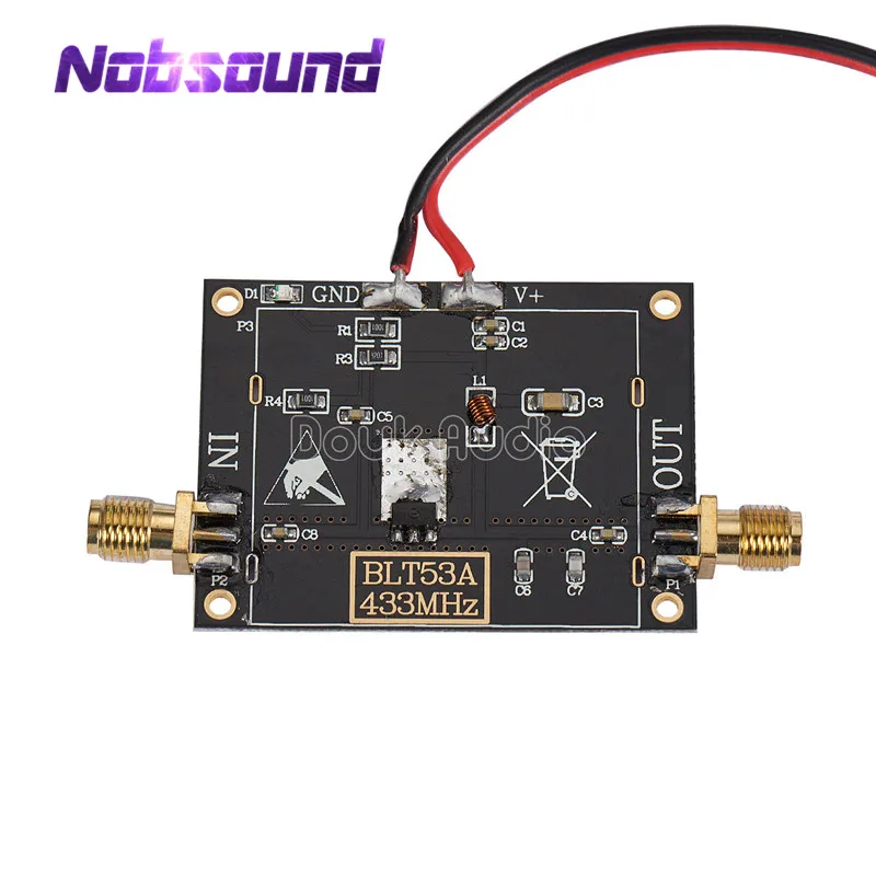 BLT53A 433M/315MHz RF Radio Frequency Amplifier 33dBm Power Broadband High Gainin Amplifier