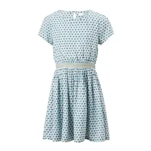 Little Maven New Summer Lovely Kids Short Blue Printed Waistband Lady O-neck Knitted Cotton Big Girls 4-10yrs Casual Dresses Little Maven New Summer Lovely Kids Short Blue Printed Waistband Lady O-neck Knitted Cotton Big Girls 4-10yrs Casual Dresses