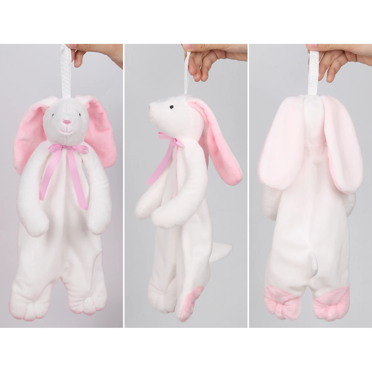 Куклы, милые игрушки-погремушки для новорожденных, плюшевый кролик, Детская мультяшная игрушка на кровать, 0-24 месяца, обучающая игрушка, Детские колокольчики в виде кролика