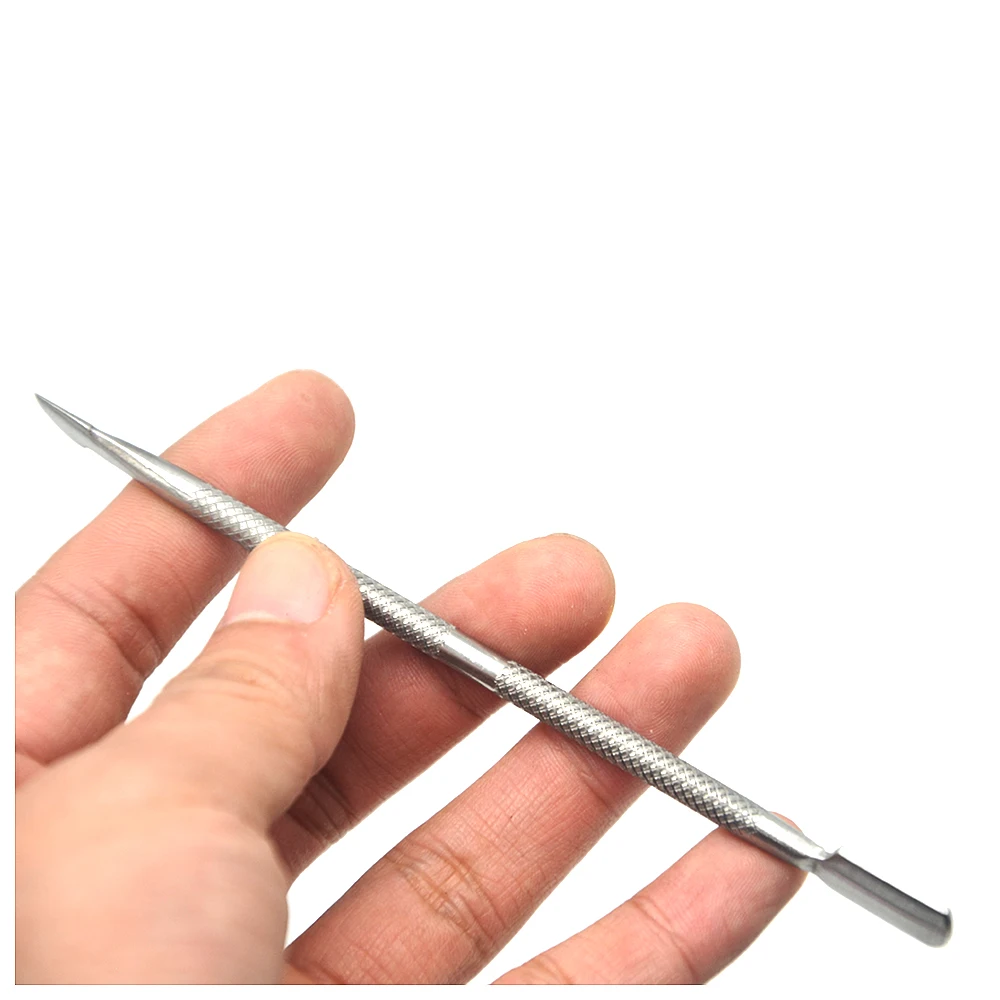 

Stainless Steel Cuticle Nail Pusher Nail Art UV Gel Remover Manicure Pedicure Care Sets Cuticle Pushers Tools
